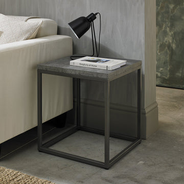 Bentley Designs Zinc & Dark Grey Side Table | Taylors on the High Street